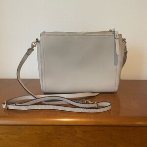 Lo & Sons Pearl Saffiano Leather Crossbody Bag
